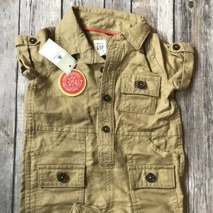 Baby GAP Boys One-Piece Happy Camper Adventure Rom